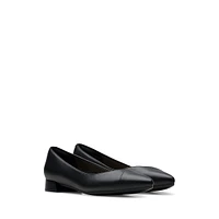 Natalyn Wish Low-Heel Leather Pumps