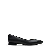 Natalyn Wish Low-Heel Leather Pumps