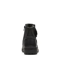 Carleigh Style Leather Ankle Boots