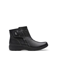 Carleigh Style Leather Ankle Boots