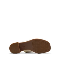Jaylan Dusk Leather Slide Dress Sandals