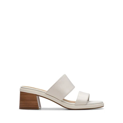 Jaylan Dusk Leather Slide Dress Sandals