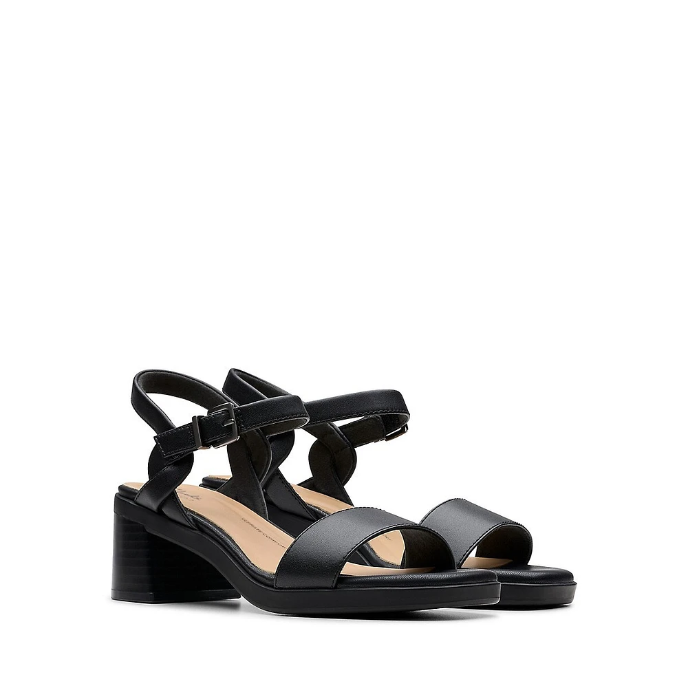 Jaylan Ray Mid-Heel Dress Sandals