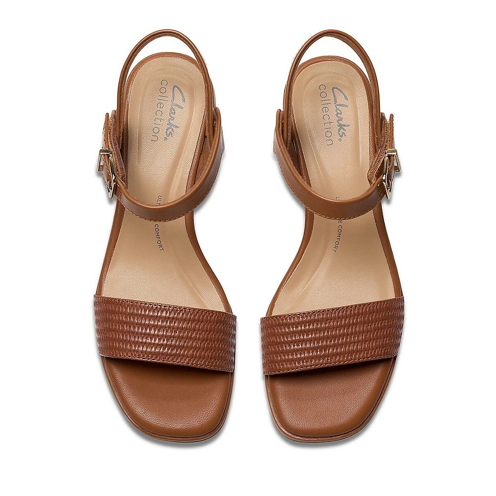 Jaylan Ray Mid-Heel Dress Sandals