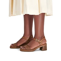 Jaylan Ray Mid-Heel Dress Sandals