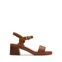 Jaylan Ray Mid-Heel Dress Sandals