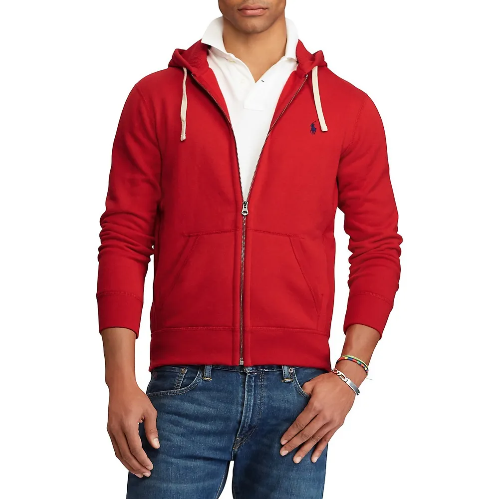 Full-Zip Fleece Hoodie