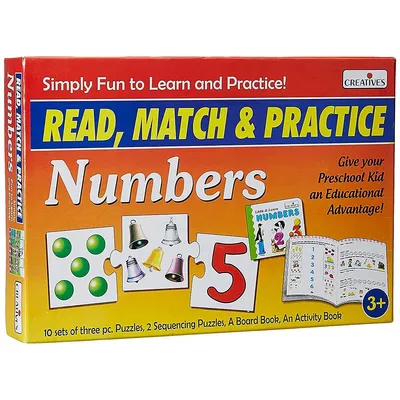 Creatives Read Match & Practice - Numbers (26 Pieces)