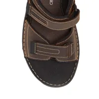Men's Darwyn Leather Quarter Strap Sandals