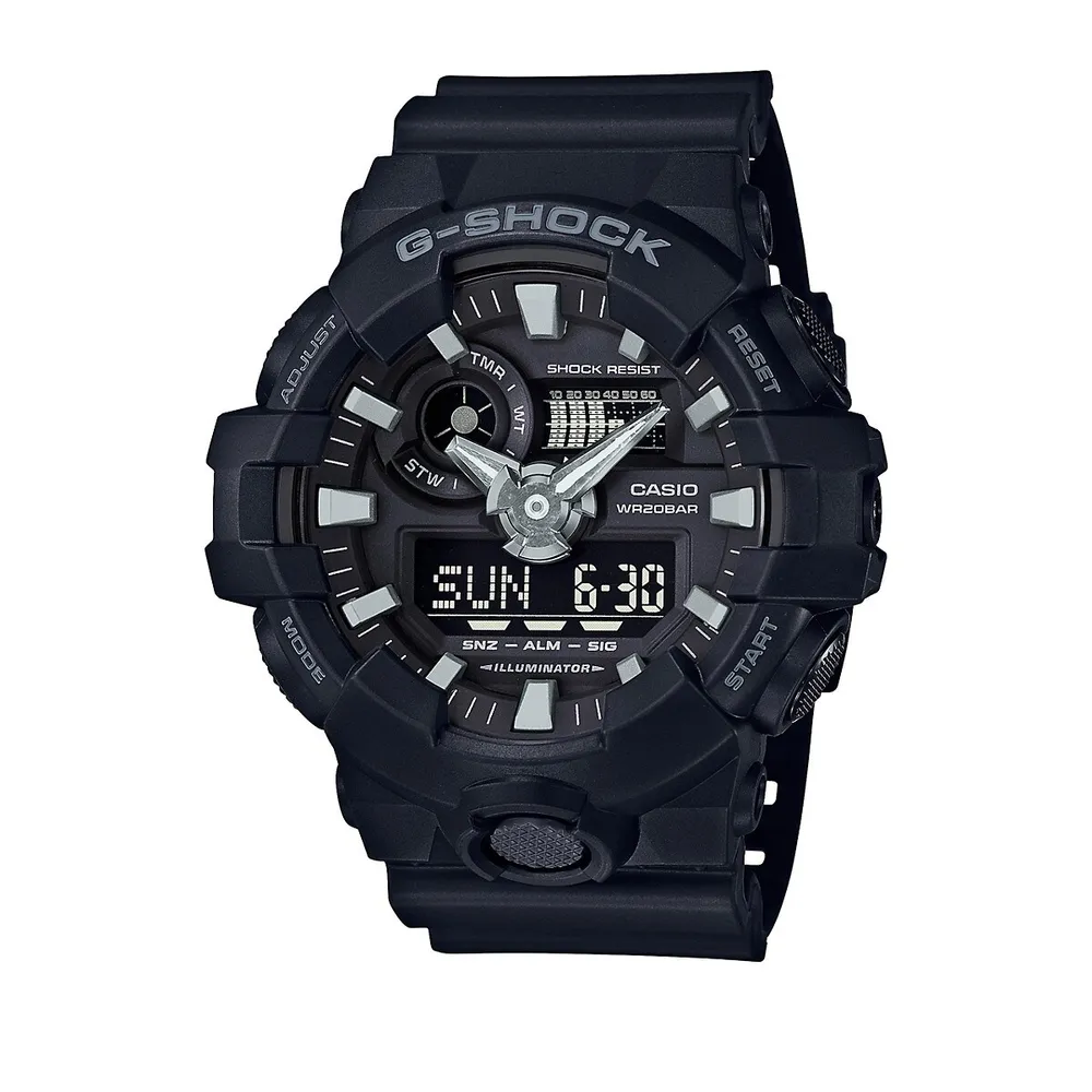 G Shock Analog Resin Strap Watch GA700-4A