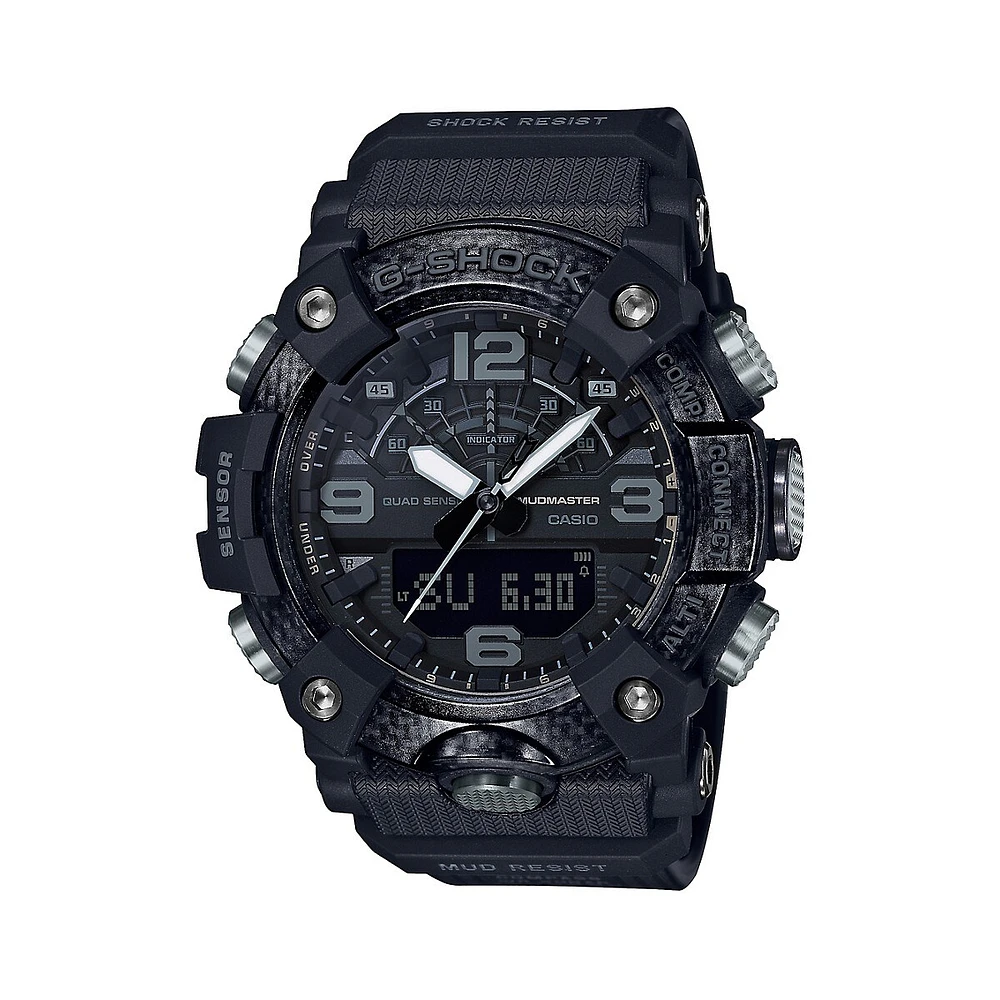 Master Of G Mudmaster Resin-Strap Watch GGB100-1BCR