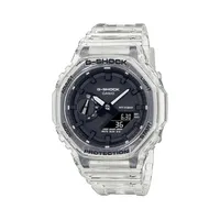 Montre G-Shock avec bracelet en résine Skeleton