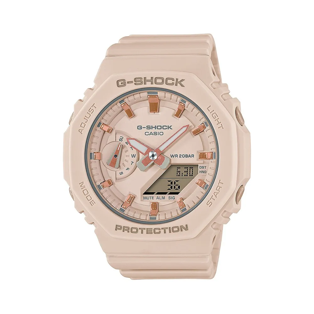 G-Shock Resin-Strap Watch GMAS2100-4A