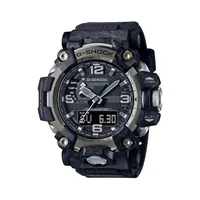 Montre multifonction en acier inoxydable avec bracelet en résine G-Shock Carbon Mudmaster GWG2000-1A1