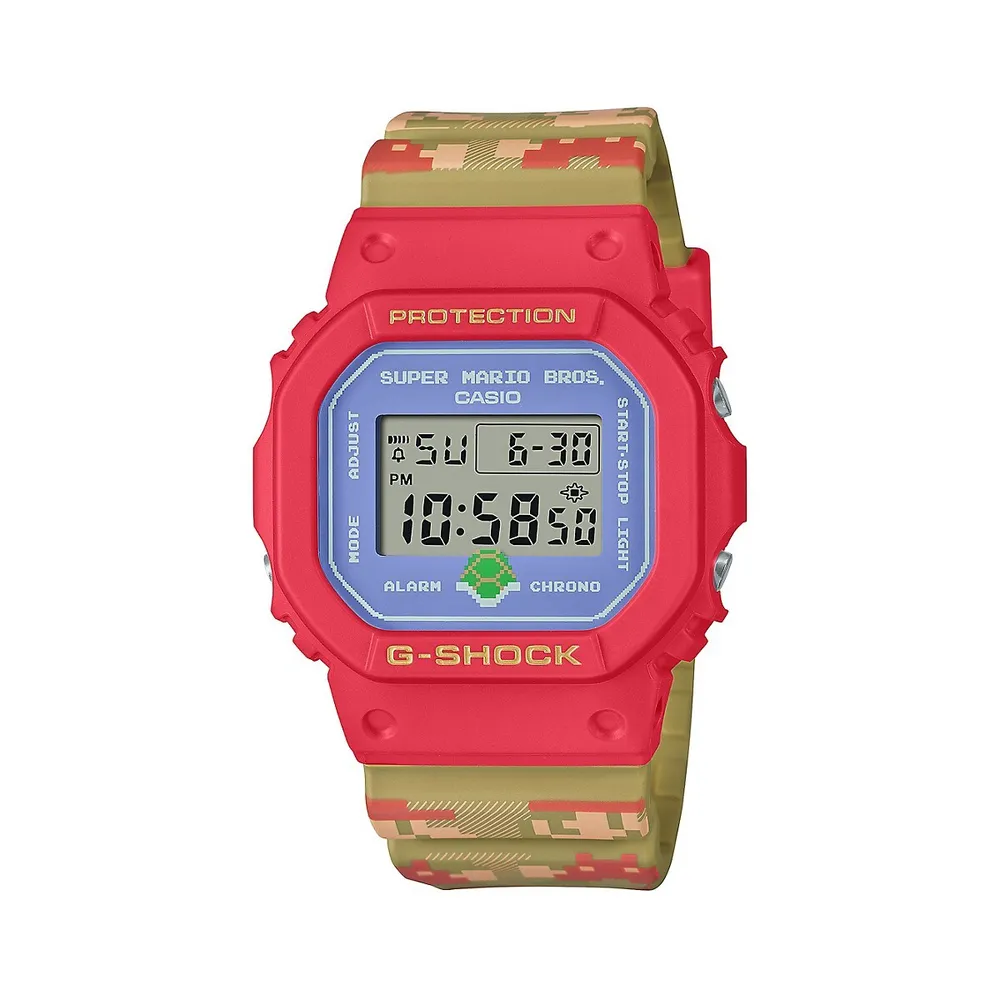 Ltd Super Mario Bro Digital Watch ​DW5600SMB-4CR