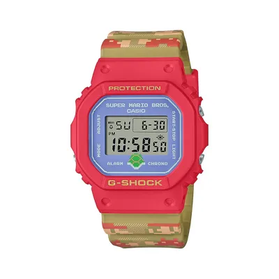 Ltd Super Mario Bro Digital Watch ​DW5600SMB-4CR