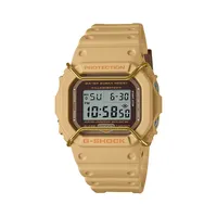 Tan Tone On Tone G Shock Resin Strap Digital Watch DW5600PT-5CR