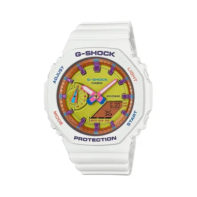 Montre avec bracelet en résine G-Shock Vivid Colours GMAS2100BS-7A