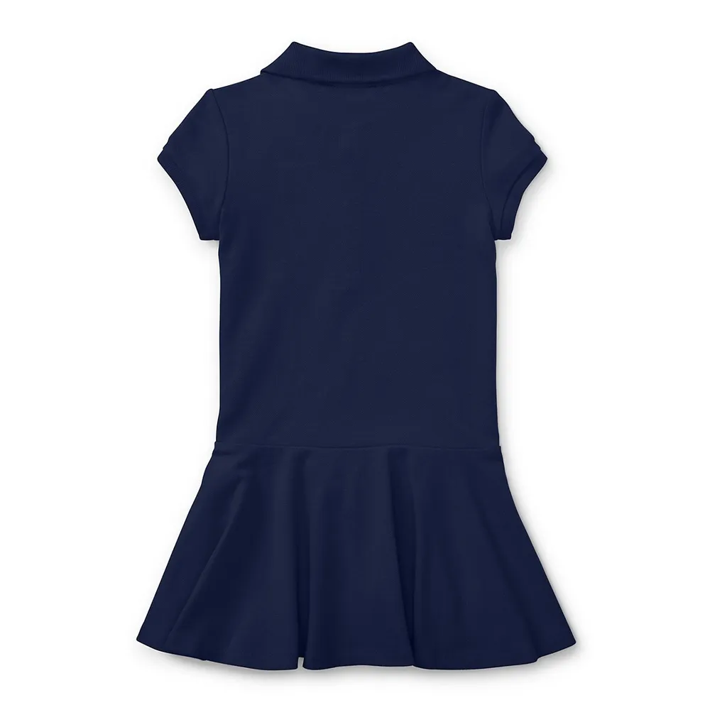 Little Girl's Short-Sleeve Polo Dress