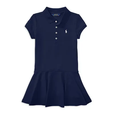 Little Girl's Short-Sleeve Polo Dress