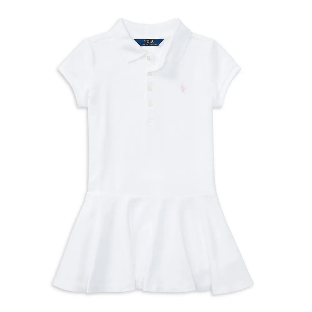 Little Girl's Short-Sleeve Polo Dress