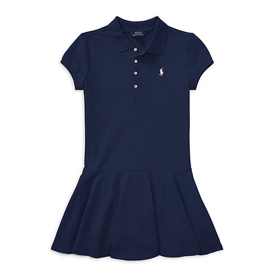 Girl's Easy-Fit Polo Dress