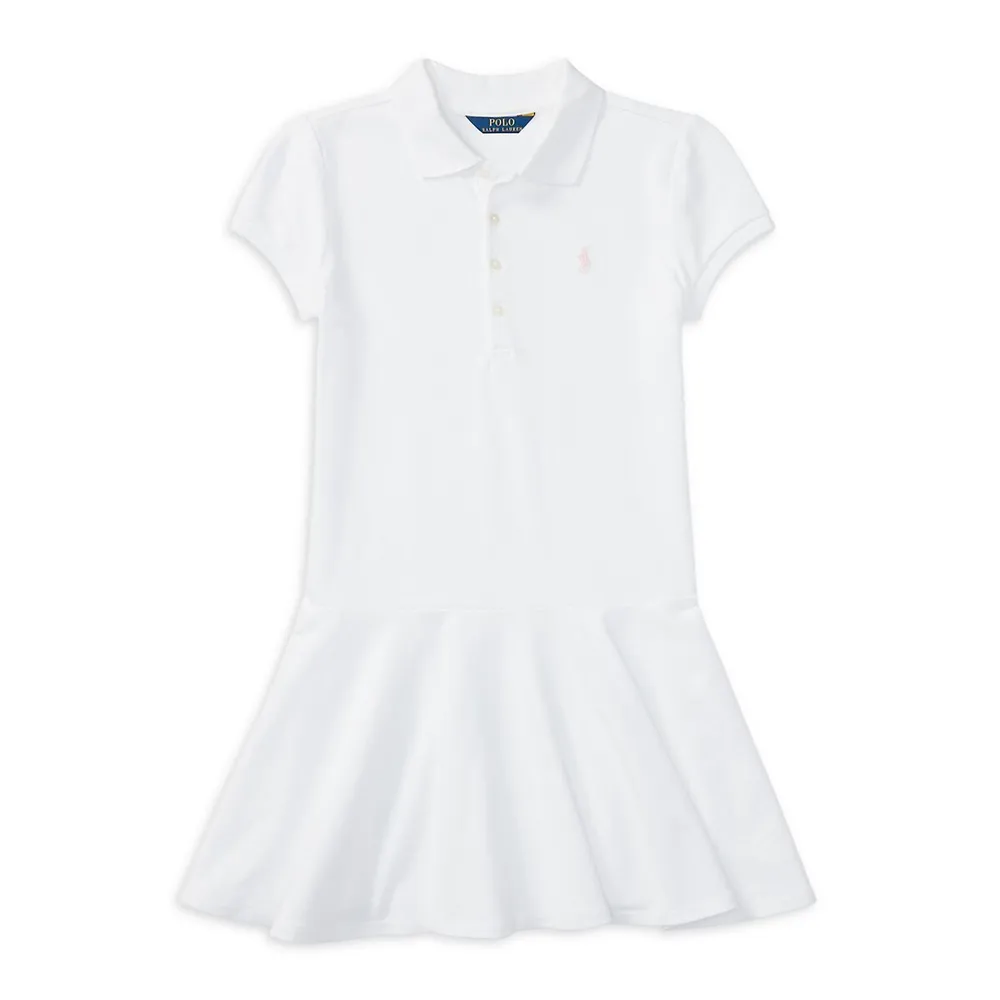 Girl's Easy-Fit Polo Dress