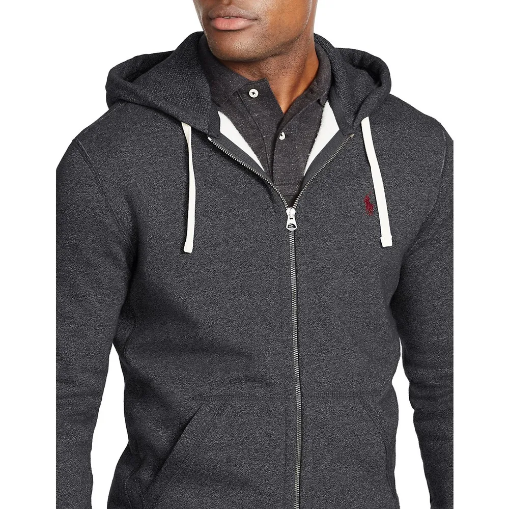 Full-Zip Fleece Hoodie