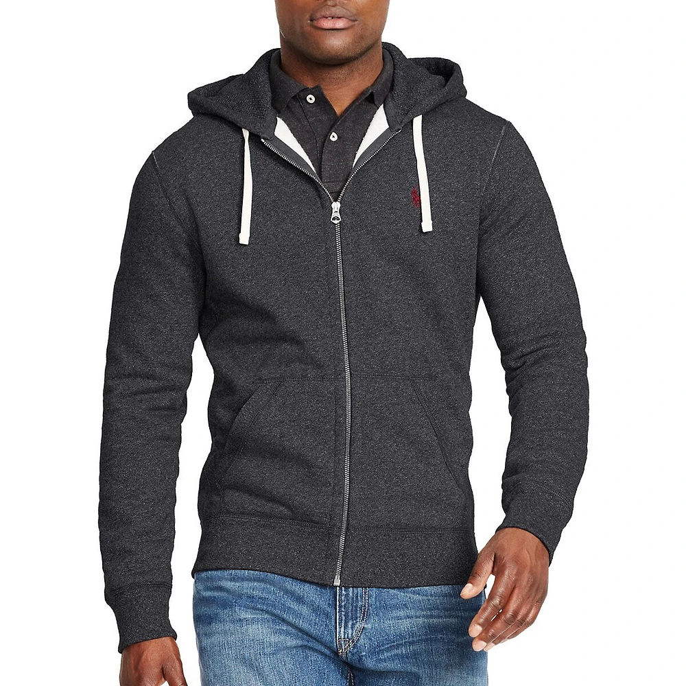 Full-Zip Fleece Hoodie