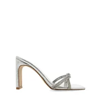Rosemary Diamante-Strap Clear Sandals