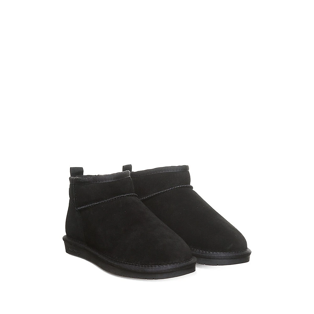 Women's Kiara Suede & Wool-Blend Ankle Booties