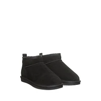 Women's Kiara Suede & Wool-Blend Ankle Booties