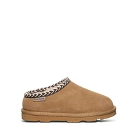 Kid's Tabitha Suede & Wool-Blend Slippers