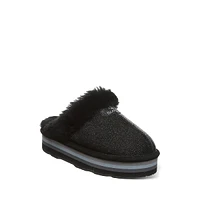 Women's Retro Loki Suede & Wool-Blend Slippers