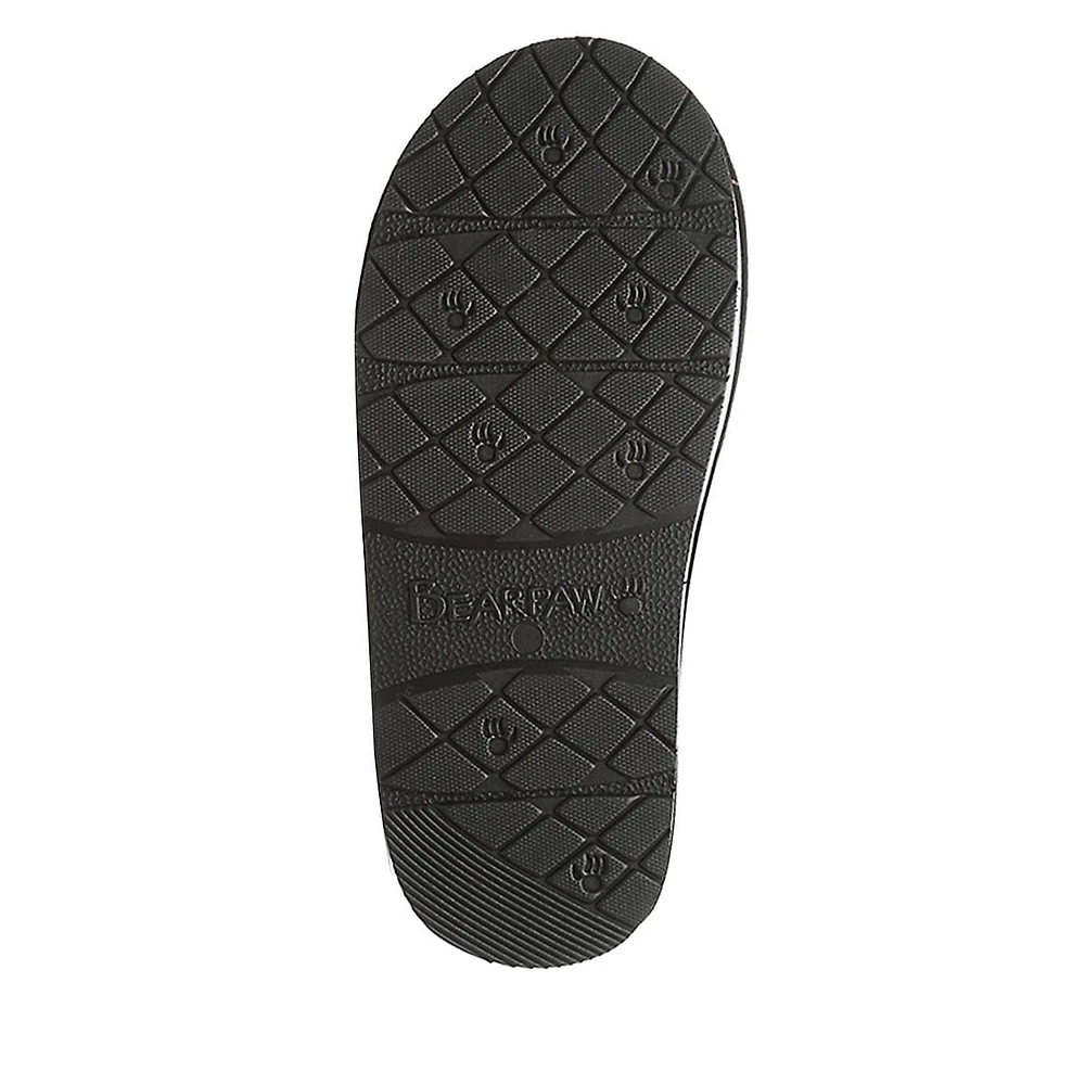 Women's Retro Loki Suede & Wool-Blend Slippers