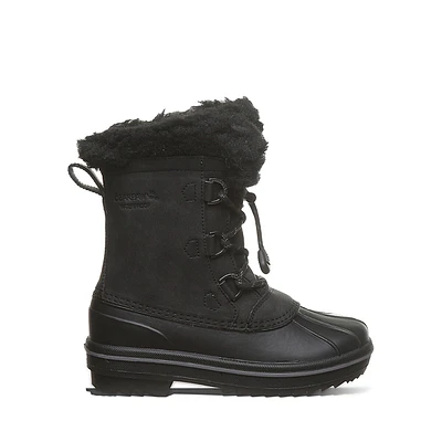 Kid's Kirsten Faux Leather & Fur Waterproof Winter Boots