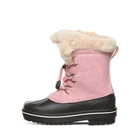 Bottes d’hiver imperméables en similicuir et similifourrure Kirsten pour enfant