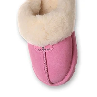 Kid's Loki Suede & Wool-Blend Slippers