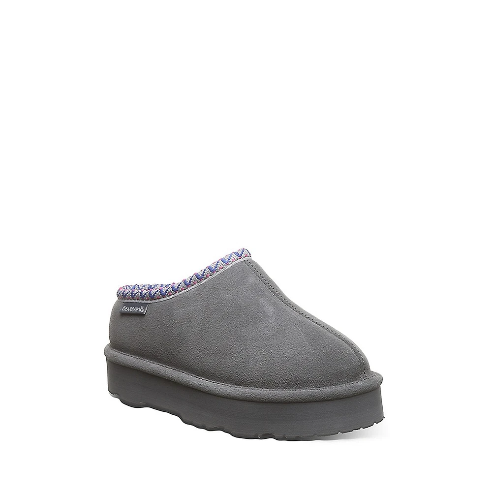 Kid's Martis II Suede & Wool-Blend Slippers