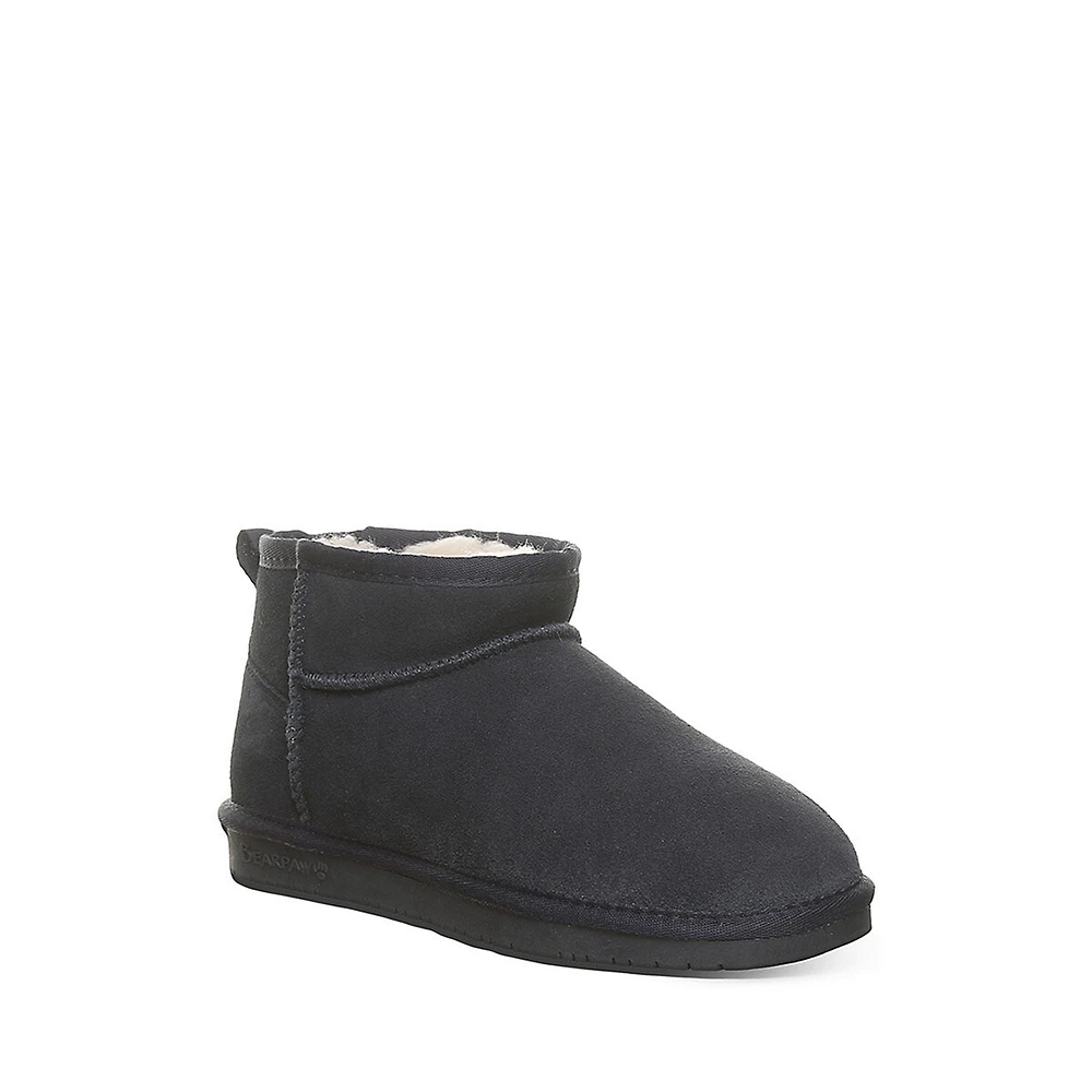 Women's Kiara Suede & Wool-Blend Ankle Booties