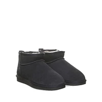 Women's Kiara Suede & Wool-Blend Ankle Booties
