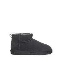 Women's Kiara Suede & Wool-Blend Ankle Booties