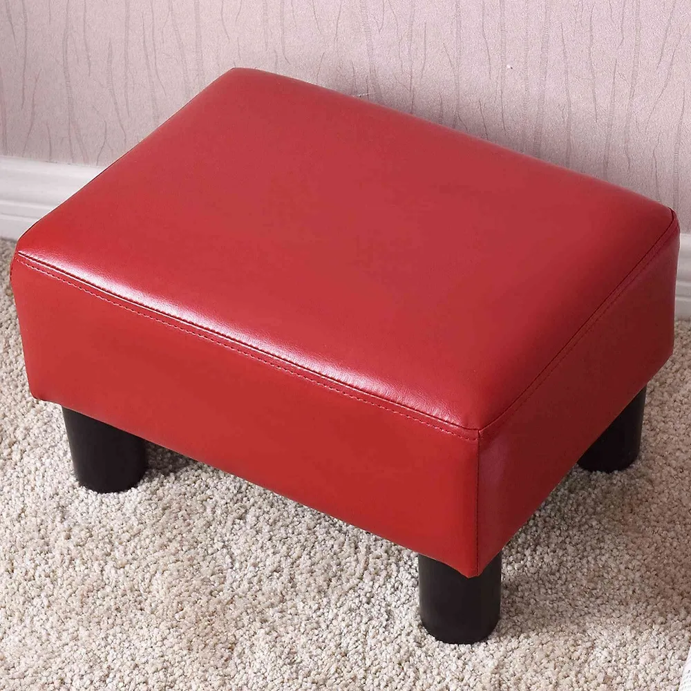 SALM Tufted velvet ottoman