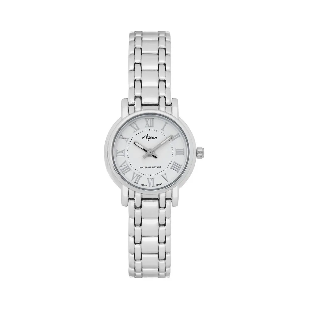 Intimacy Crystal Metal Detachable Strap with Elegant Pearls