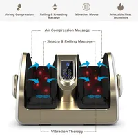 Foot Calf Shiatsu Massager Heat Remote Control
