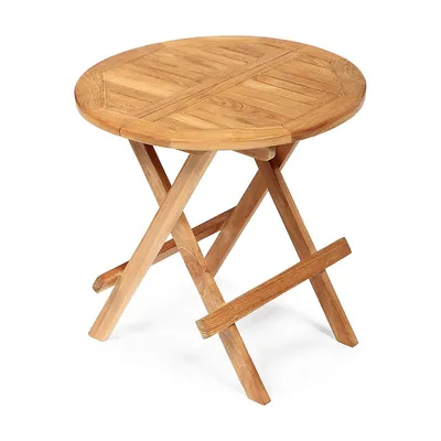 Round Folding Side Table