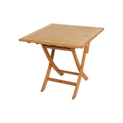 Outdoor Teak Square Folding Table