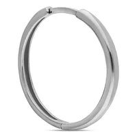 Sterling Silver 22.5mm Endless Hoop Earring