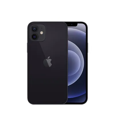 Refurbished (good) - Apple Iphone 12 64gb Smartphone - Black - Unlocked