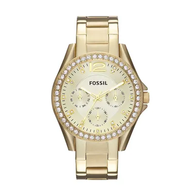 Women's Riley Multifunction, Gold-tone Stainless Steel Watch